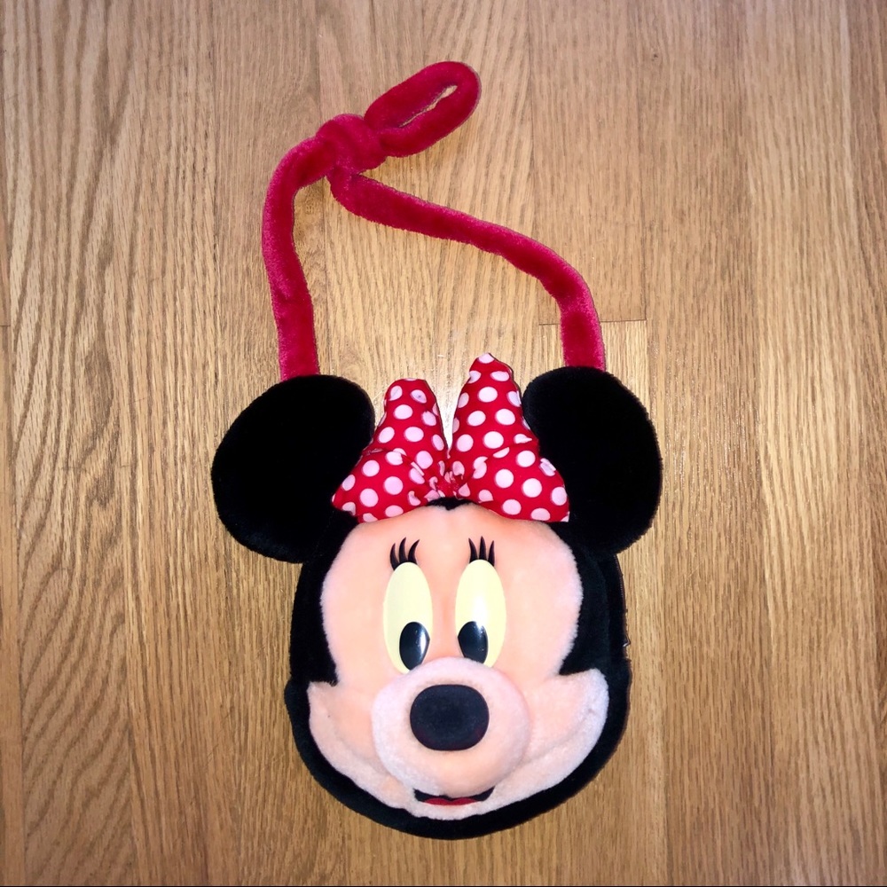 Vintage Minnie Mouse Stuffed Disney Purse Bag Girl Girlie Cute